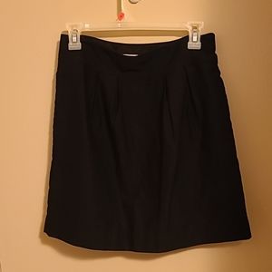 Black mini skirt